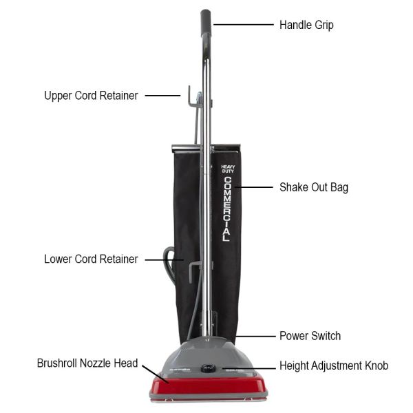 Sanitaire Tradition popular Upright Vacuum Gray