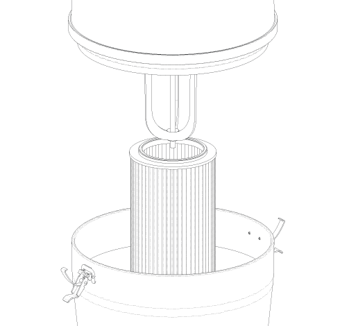 Drainvac DV1R12-CT Inside Unit