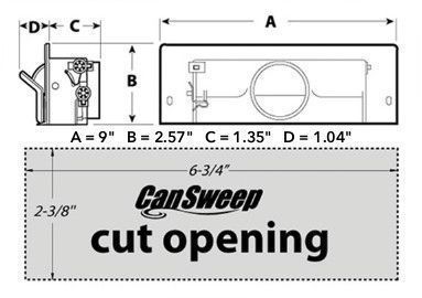 CanSweep Dimensions