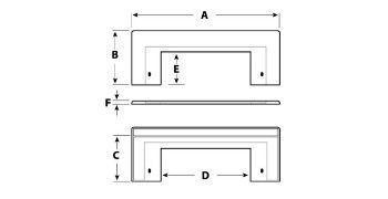 CanSweep Trim Plate Dimensions