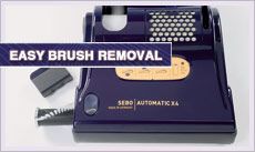 SEBO Easy Brush Removal 