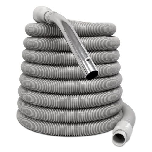 Drainvac Straight Suction Central Vacuum Hose with Button Lock